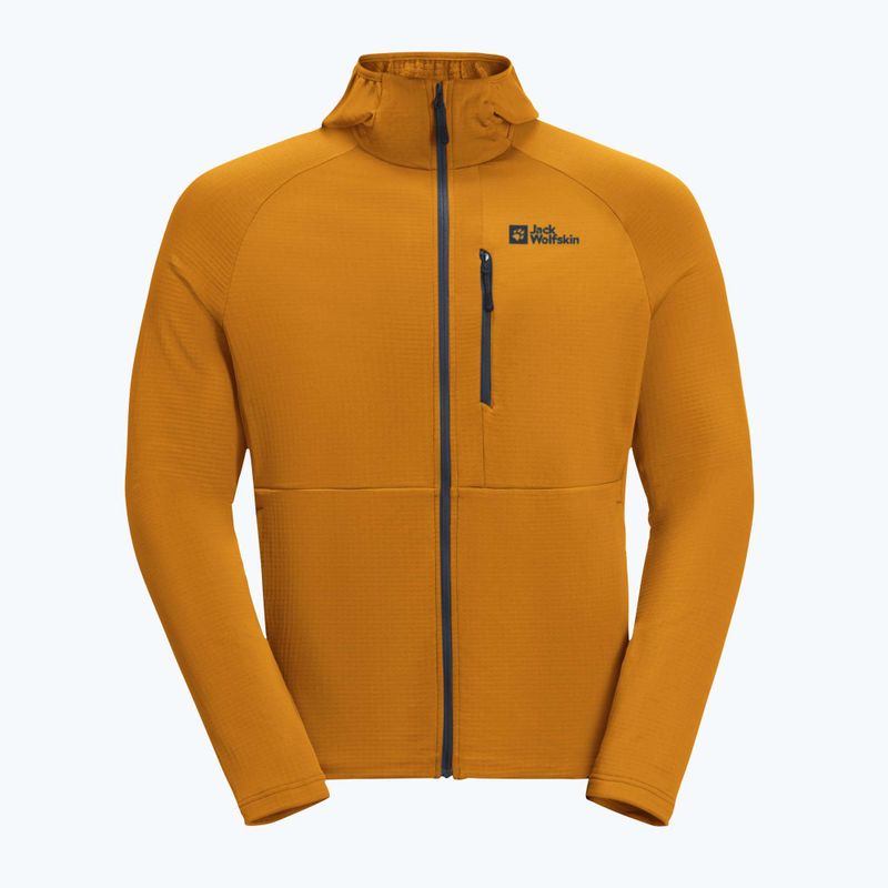 Мъжки Jack Wolfskin Kolbenberg Hooded Fz поларен суитшърт safflower 6