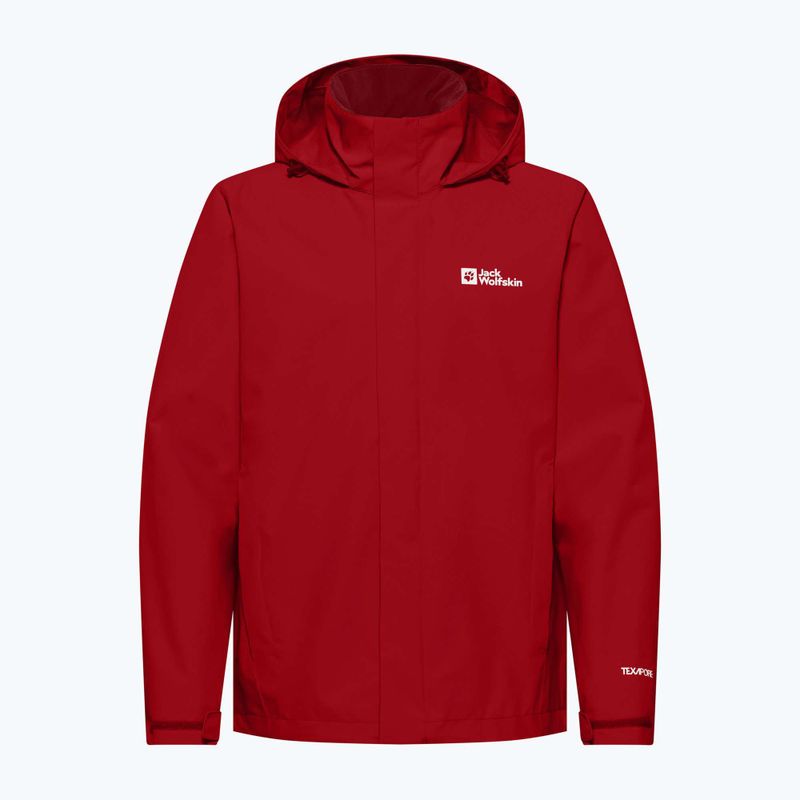 Мъжко яке за дъжд Jack Wolfskin Trailtime 2L adrenaline red 6