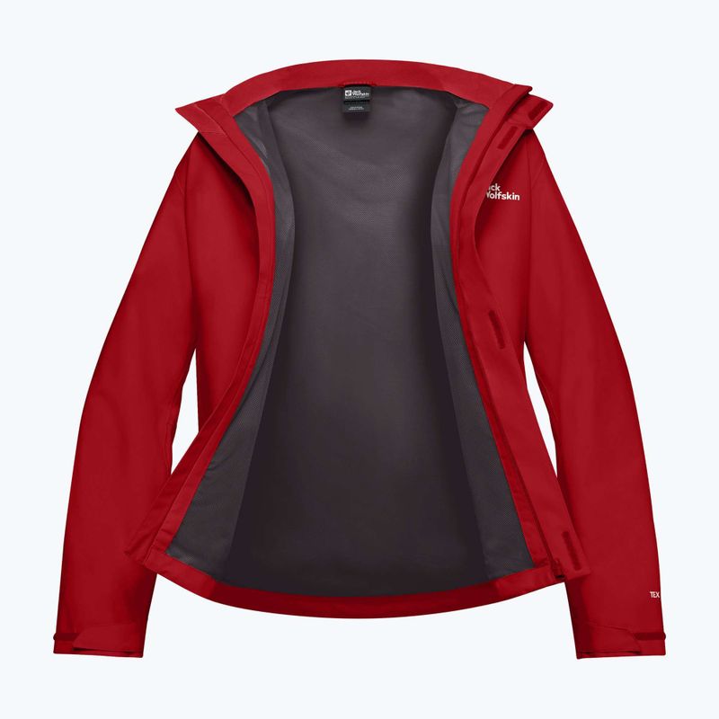 Мъжко яке за дъжд Jack Wolfskin Trailtime 2L adrenaline red 9