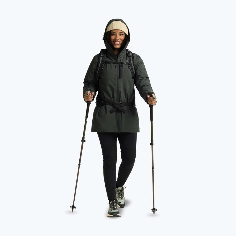 Дамско пухено яке Jack Wolfskin Icecape 2L Down Ins Rds slate green 2