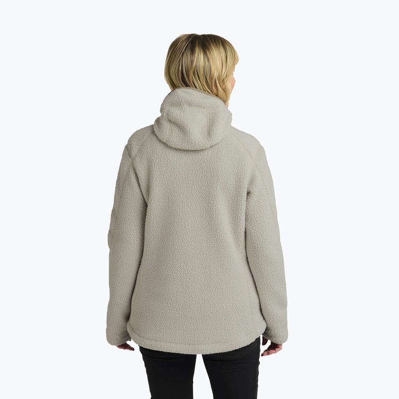 Дамски суитшърт от полар Jack Wolfskin Cradle Mountain Pile Full Zip Pale Sand 3