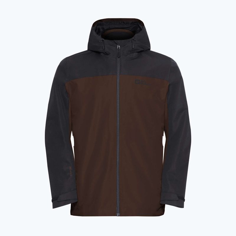 Мъжко яке 3в1 Jack Wolfskin Taubenberg 3In1 hot choc 10