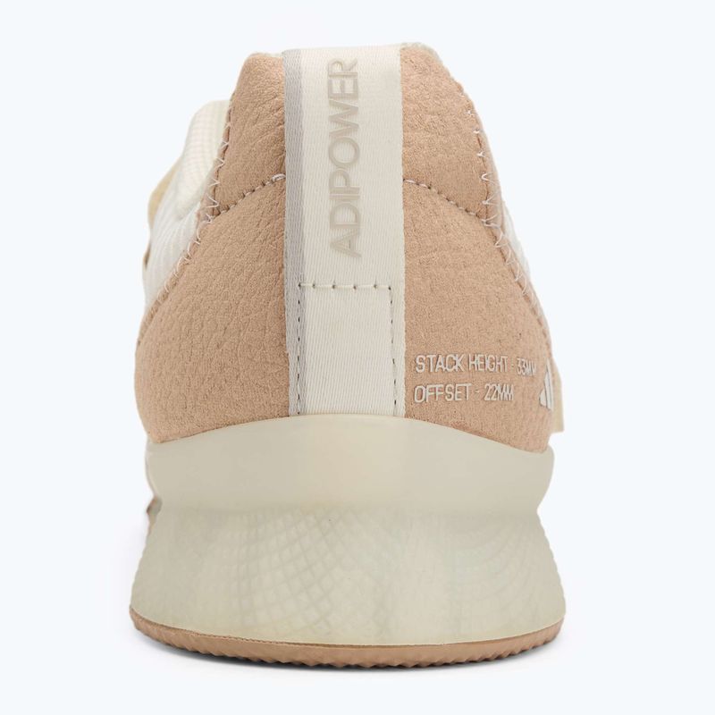 Adidas Adipower Weightlifting III извън бяло обувки за вдигане на тежести 6