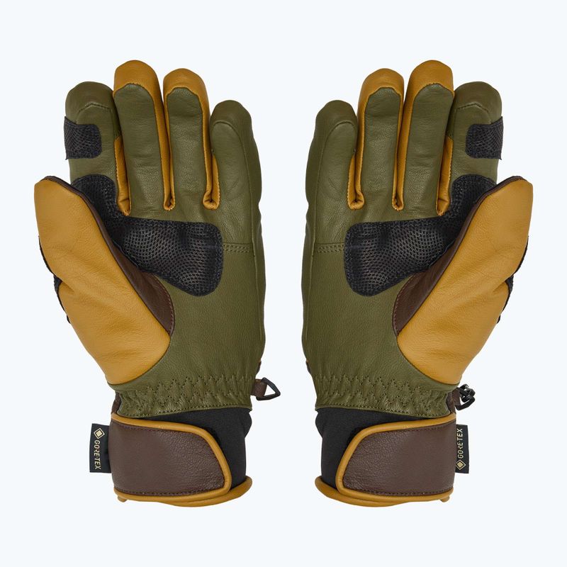 Мъжки скиорски ръкавици ZIENER Guard GTX + Gore Grip PR alpine dark/brown 3