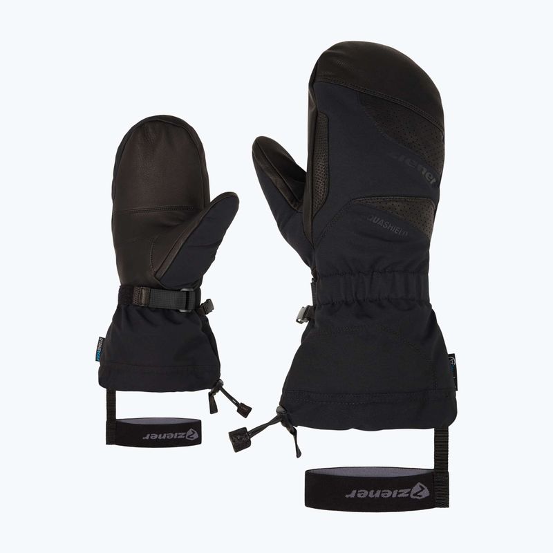 Мъжки скиорски ръкавици ZIENER Gaikus Aquashield AW alpine black 8