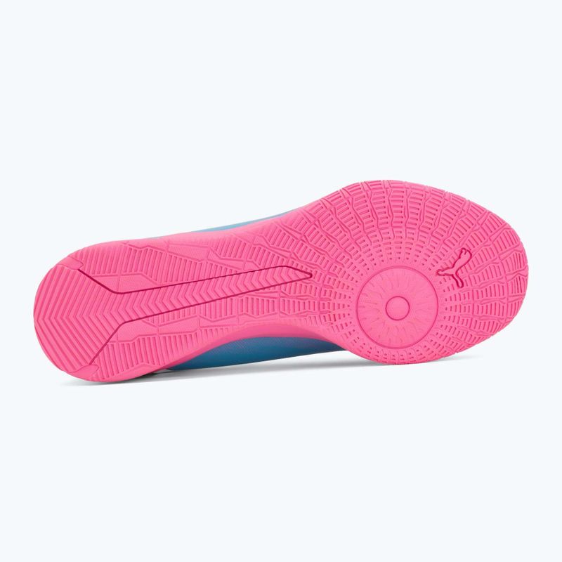 Детски футболни обувки PUMA Ultra 6 Play It Jr poison pink/puma wht/sun stream/bright aqua/puma blk 4