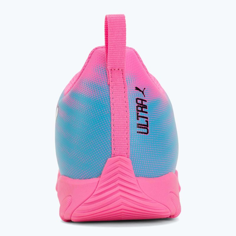 Детски футболни обувки PUMA Ultra 6 Play It Jr poison pink/puma wht/sun stream/bright aqua/puma blk 6