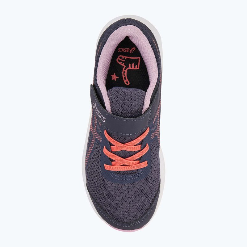 Детски обувки за бягане ASICS Patriot 13 PS indigo fog/papaya 5