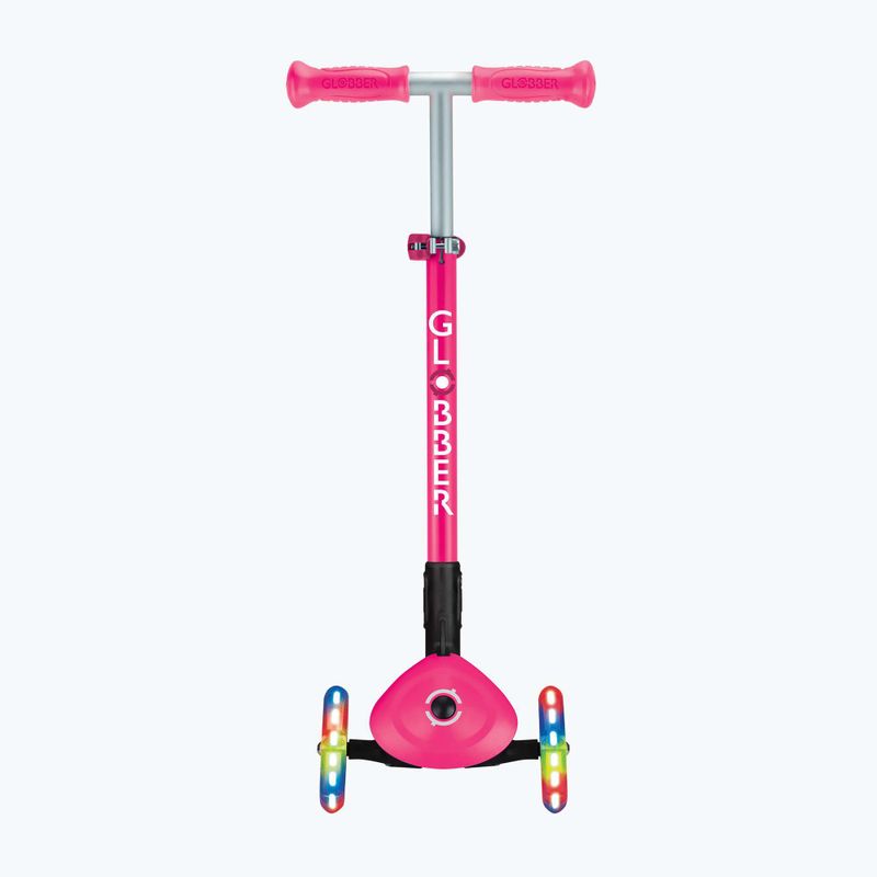 Детска триколесна тротинетка Globber Primo Foldable Lights fuchsia 4