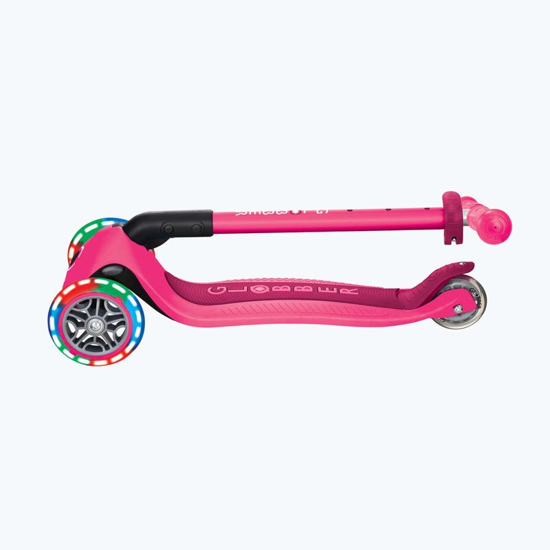 Детска триколесна тротинетка Globber Primo Foldable Lights fuchsia 8