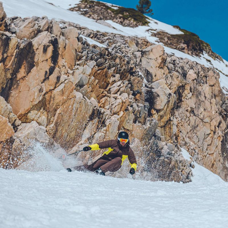 Мъжко скиорско яке Descente Hybrid Rip Down giant yellow 14