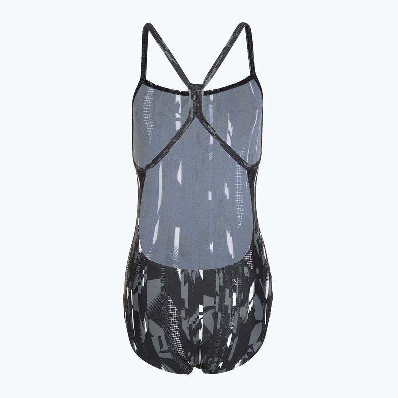 Speedo дамски бански от една част Allover Rippleback black 2