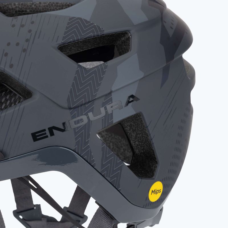 Endura Hummvee Plus MIPS сива камуфлажна каска за велосипед 7
