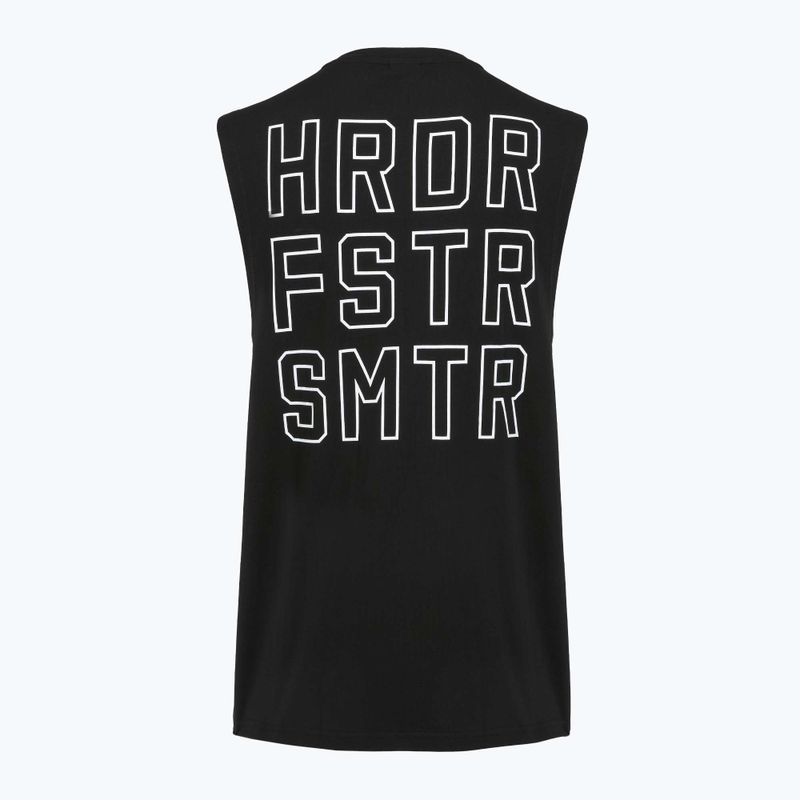 Мъжка тениска Boxraw HRDR FSTR SMTR Muscle Tank Black 8