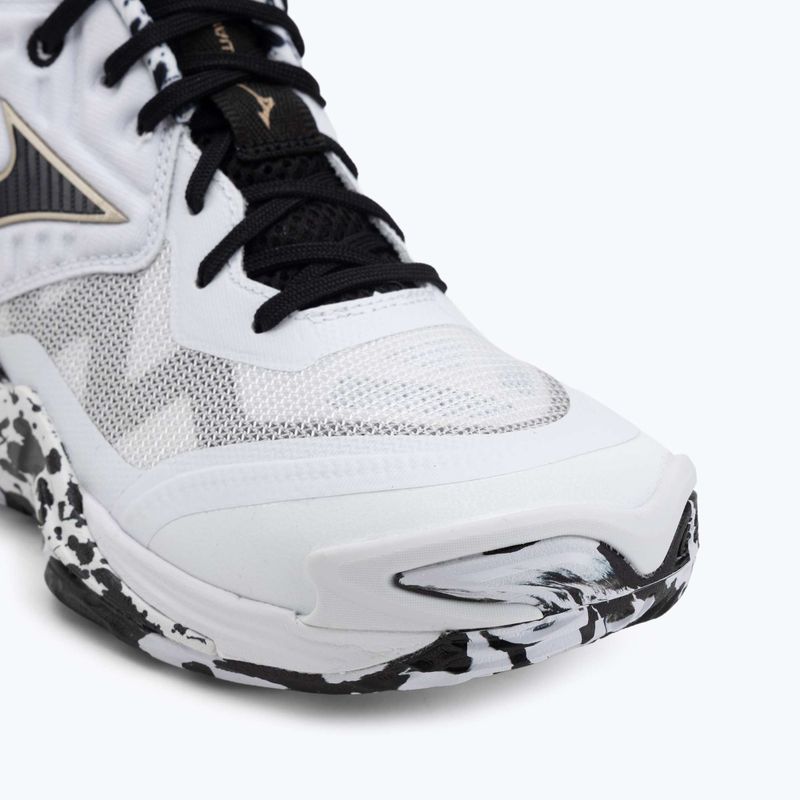 Обувки за волейбол Mizuno Wave Momentum Elite Mid white/black/ge gold 7