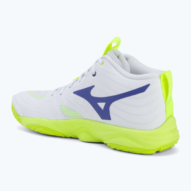 Обувки за волейбол Mizuno Wave Momentum Elite Mid white/lightning yellow/dazzling blue 3
