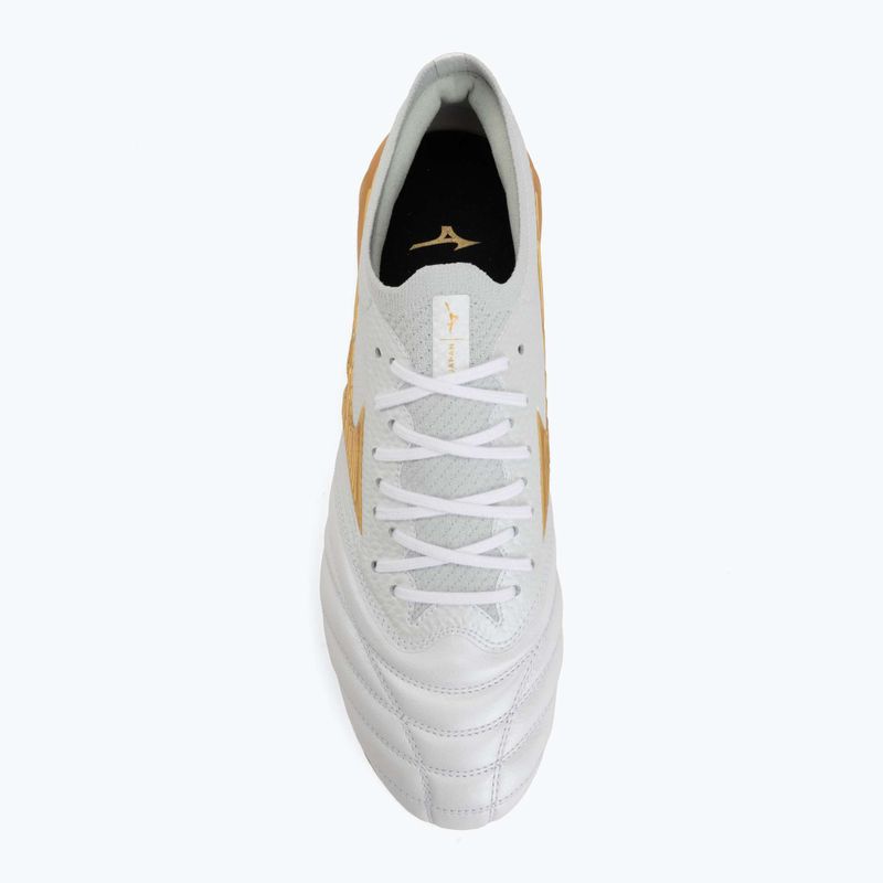 Футболни обувки Mizuno Morelia Neo IV Beta Japan FG white/mp gold/cool gray 3c 5