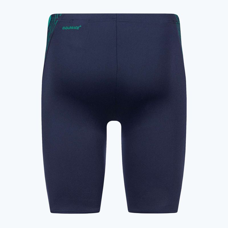 Мъжки бански Speedo Hyper Boom Splice, тъмнозелен/синьо 7