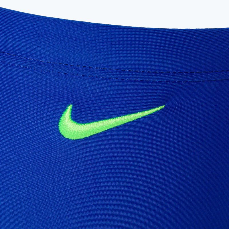 Детски боксерки за плуване Nike Multi Logo Square Leg, сини NESSD042-494 4