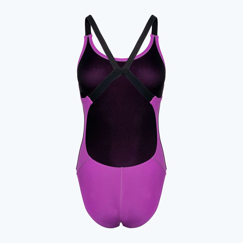 Дамски бански костюм от една част Nike Logo Tape Fastback fuchsia dream 2