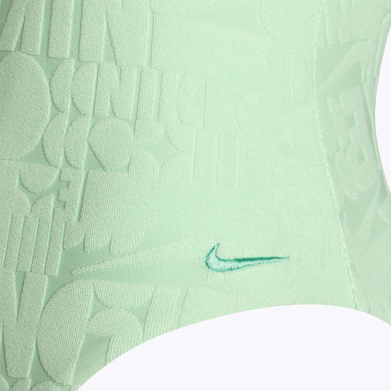 Дамски бански от една част Nike Retro Flow Terry vapor green 3