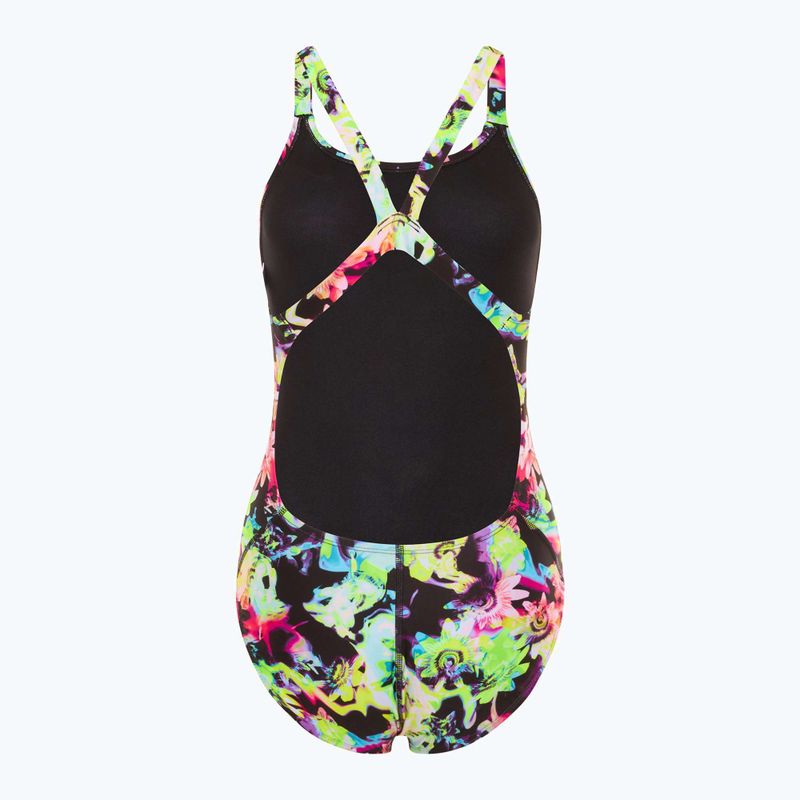 Дамски бански костюм от една част Nike Hydrastrong Multi Print Fastback Rainbow 2