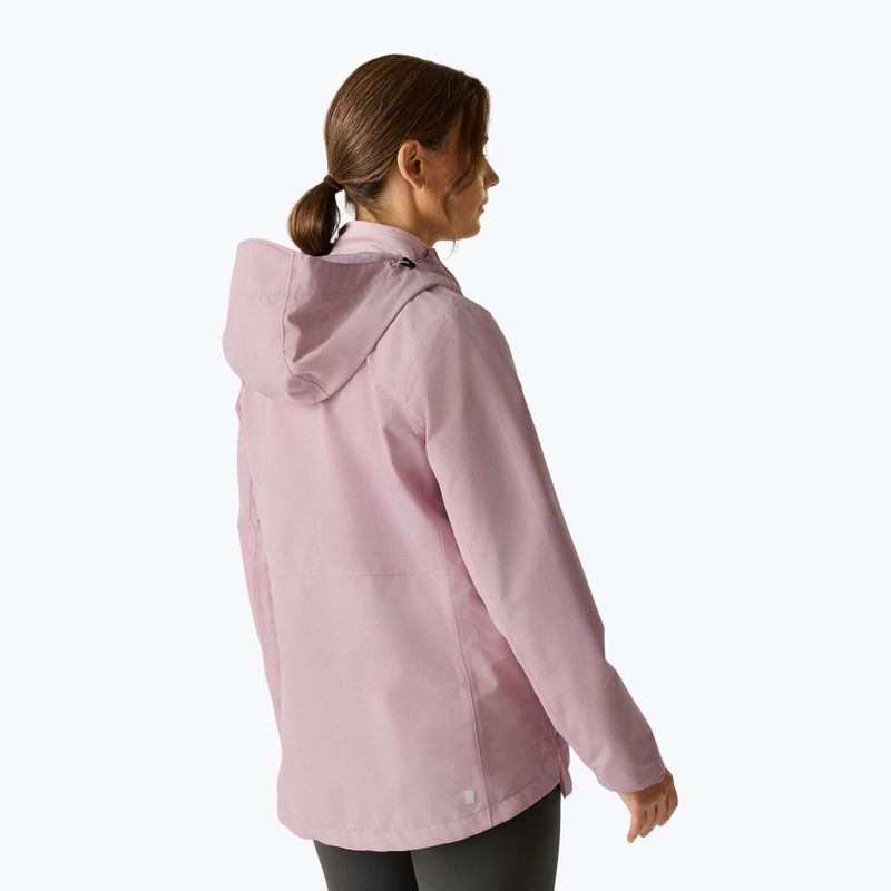 Дамско яке за дъжд REGATTA Hamara IV powder lilac 3