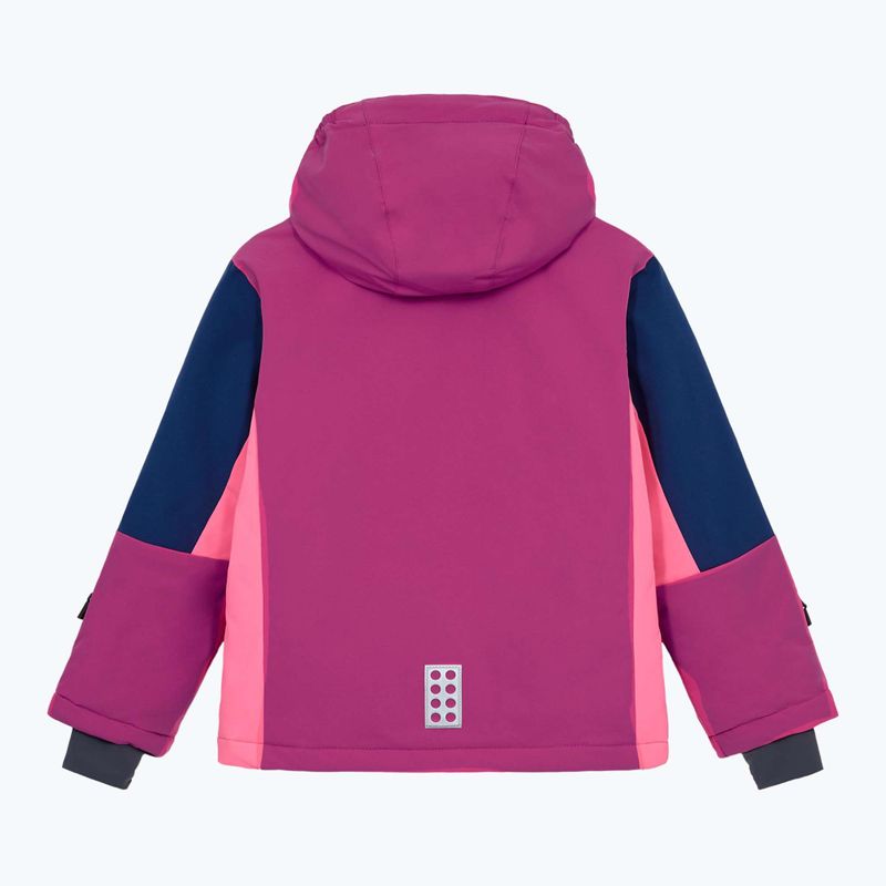 Детско ски яке LEGO Lwjaz 801 fuchsia 2