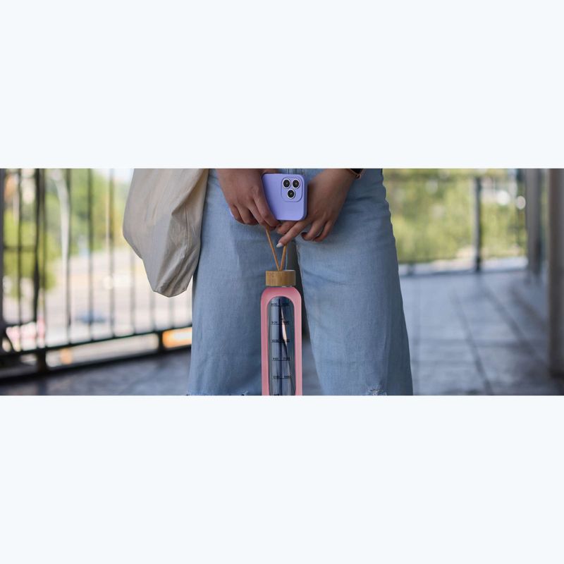 Бутилка KiCA Hydro 1000 ml pink 4