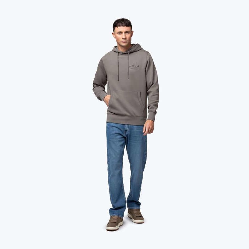 Мъжки суитшърт Pitbull Sampson Hooded Sweatshirt taupe 2