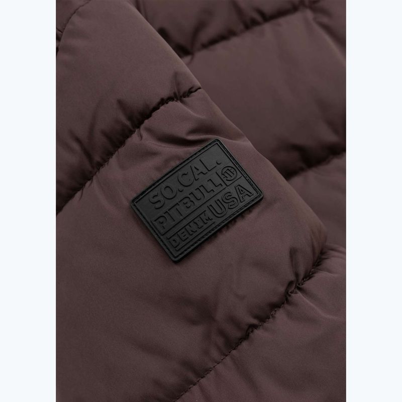 Дамско зимно яке Pitbull Amalia Padded Hooded dark chocolate 9