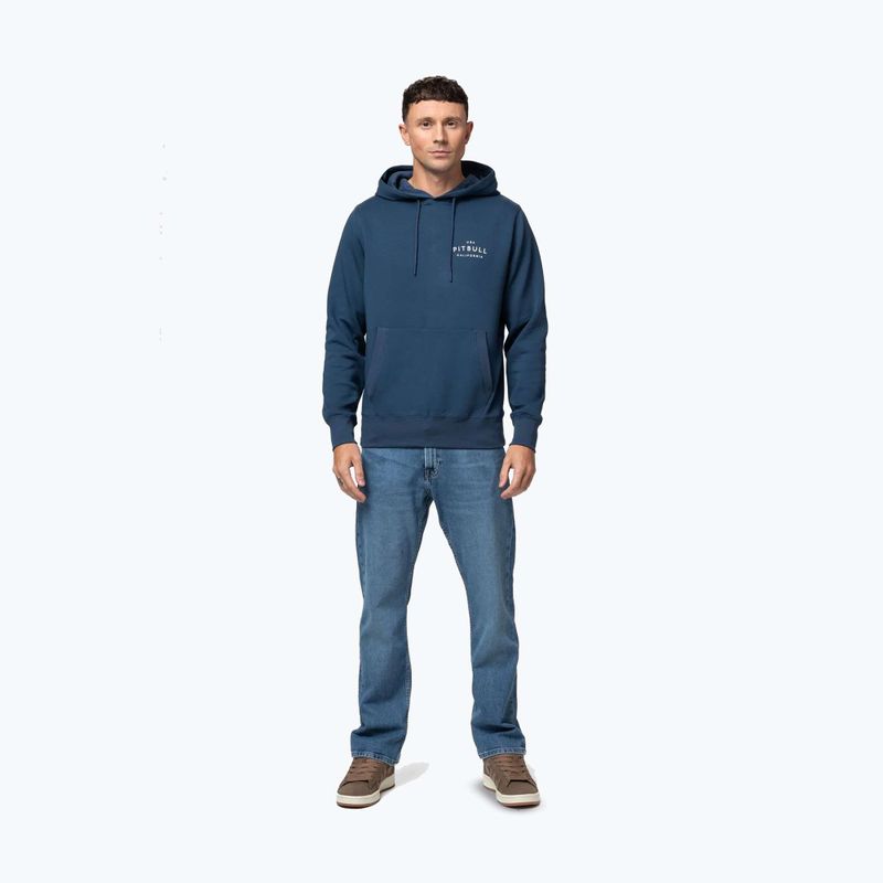 Мъжки суитшърт Pitbull Sampson Hooded Sweatshirt petrol blue 2