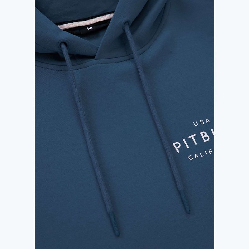 Мъжки суитшърт Pitbull Sampson Hooded Sweatshirt petrol blue 7
