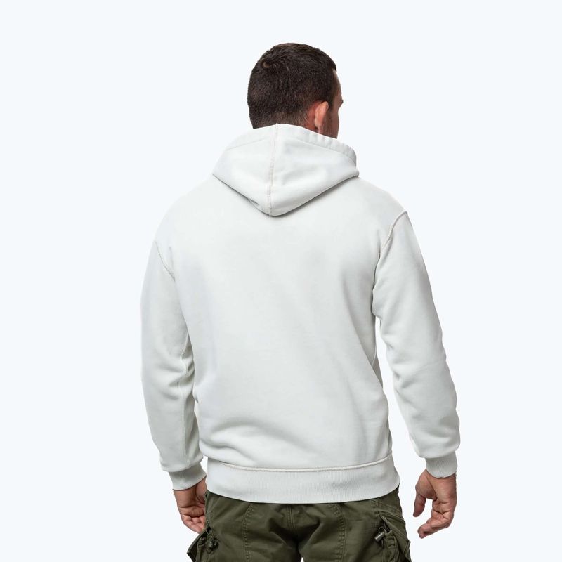 Мъжки суитшърт Pitbull Orlando Hooded white stone 3