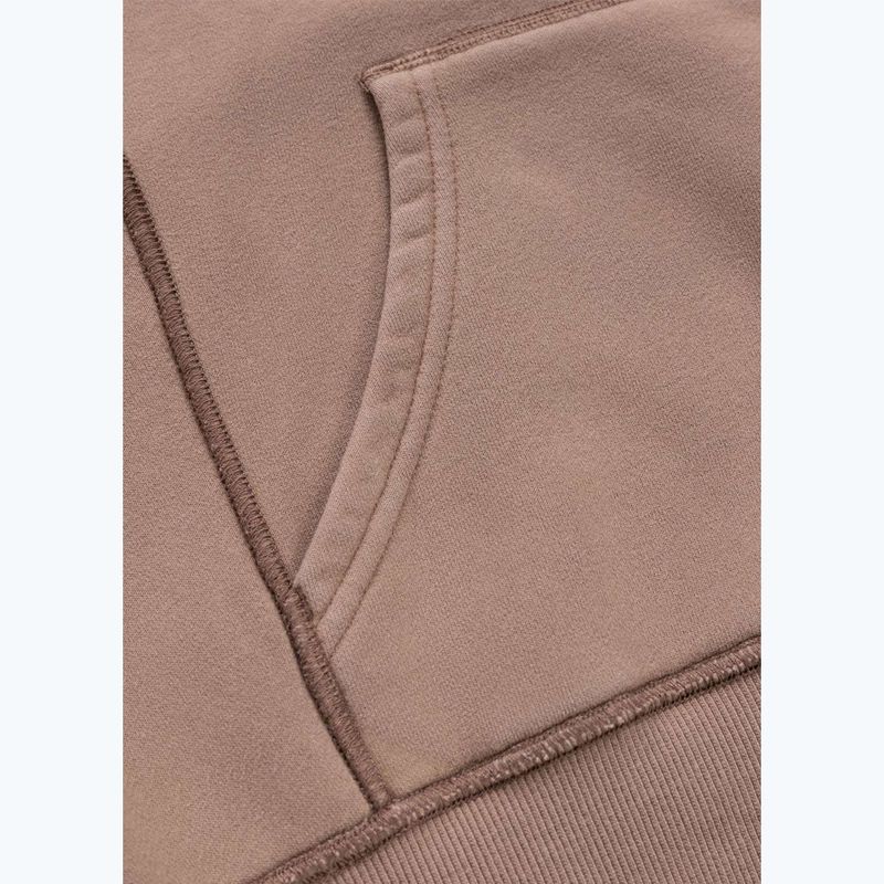 Дамски суитшърт Pitbull Skull Surf Hooded Zip chocolate mousse 13