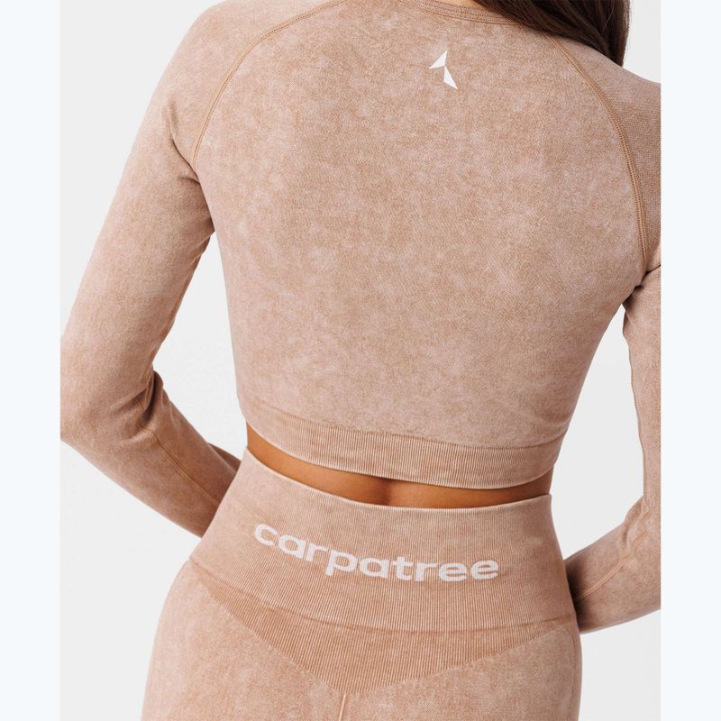 Спортна блуза с дълъг ръкав Carpatree Yasmine Seamless beige stone wash 5