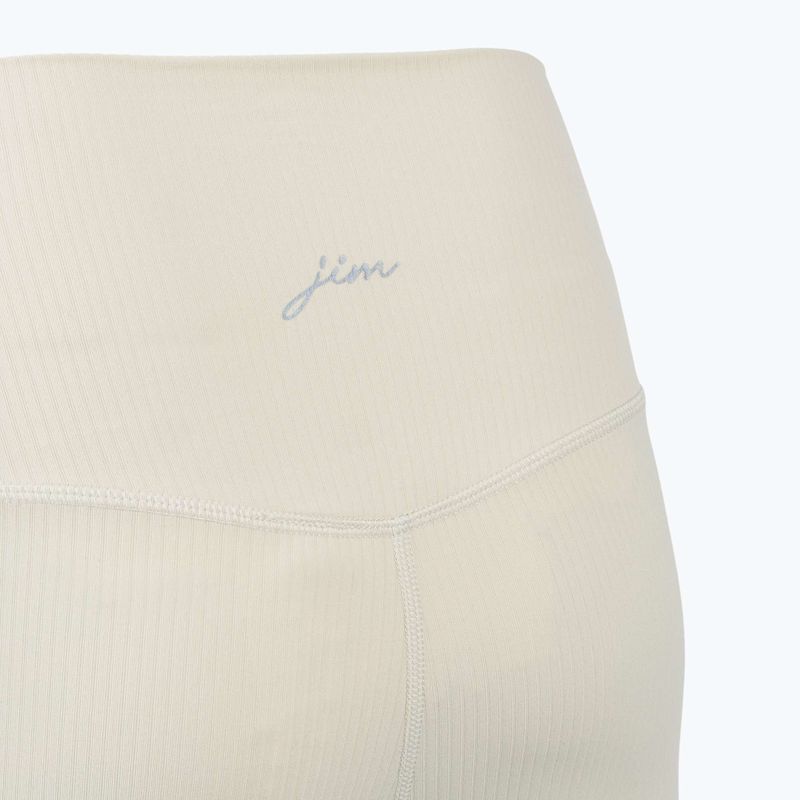 Женски йога клинове JOYINME Unity Ribbed 7/8 buttercream 10