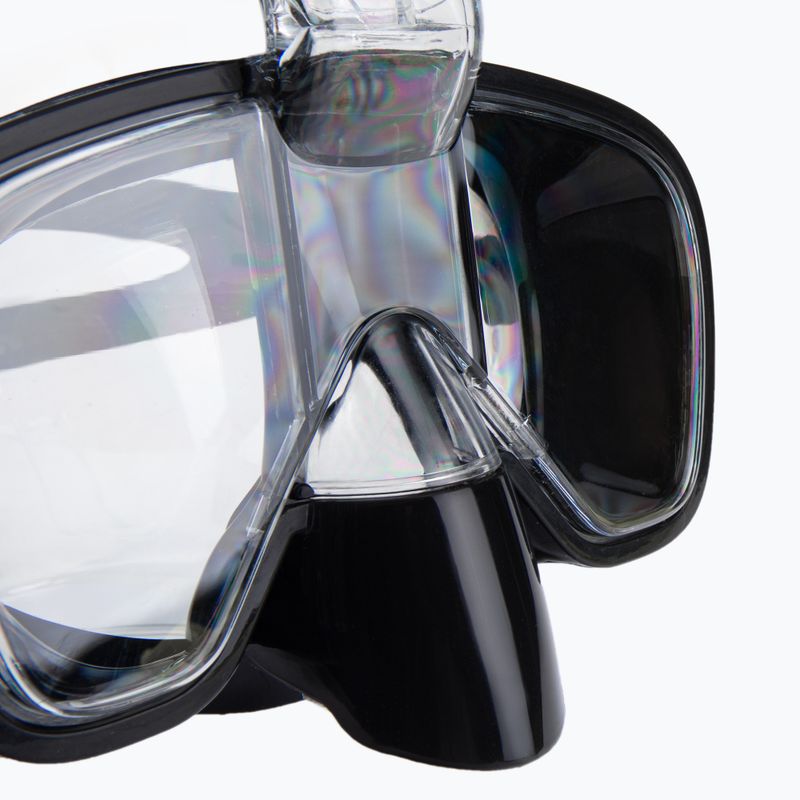 Комплект за гмуркане с шнорхел AQUASTIC SMFK-01LC черен 16
