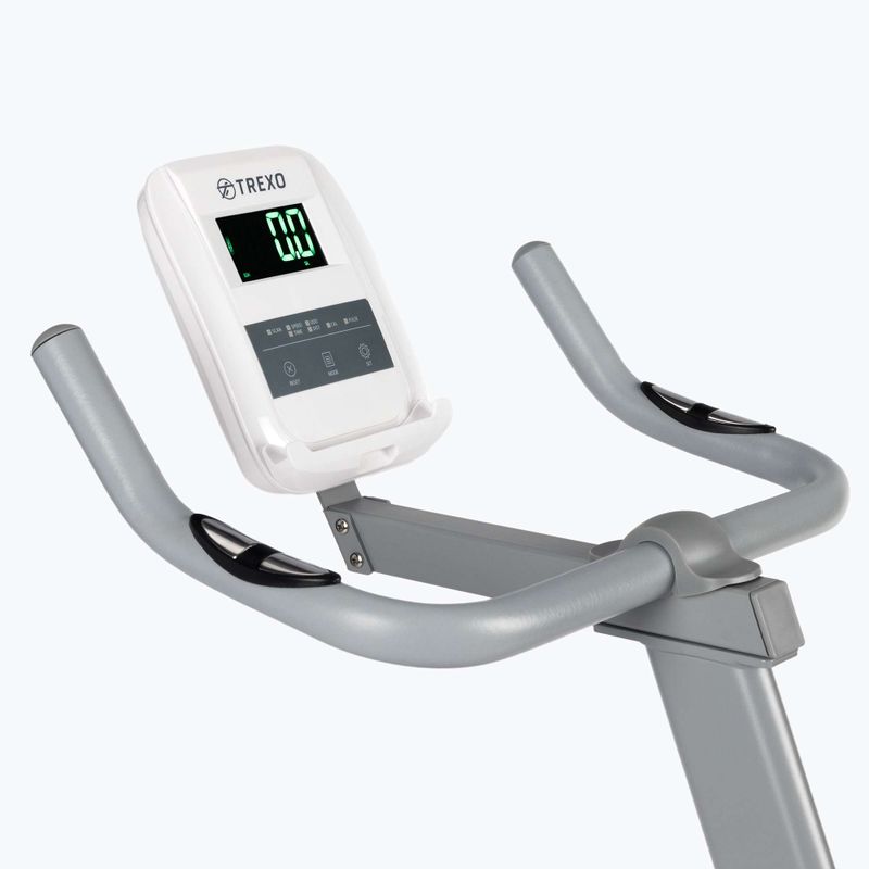 Стационарен велосипед XTREXO EB500 S бял 9