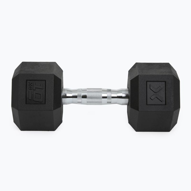 Гумиран дъмбел XTREXO Hex HXD100 10 kg 7