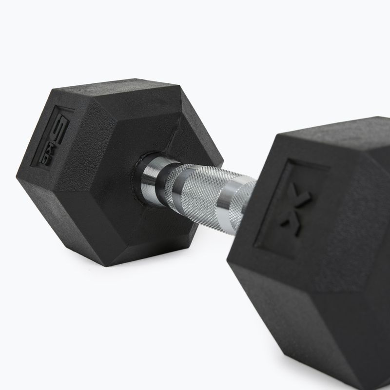 Гумиран дъмбел XTREXO Hex HXD50 5 kg 8