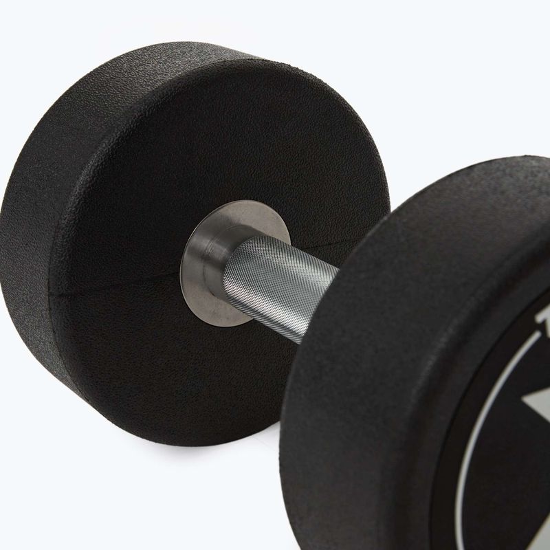 Дъмбел с гумено покритие XTREXO Pro 16 kg  black 9