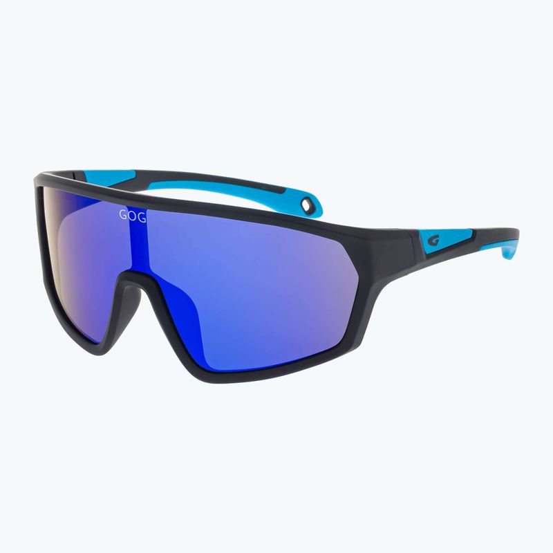 Детски слънчеви очила GOG Flint matt neon blue/black/polychromatic blue 2
