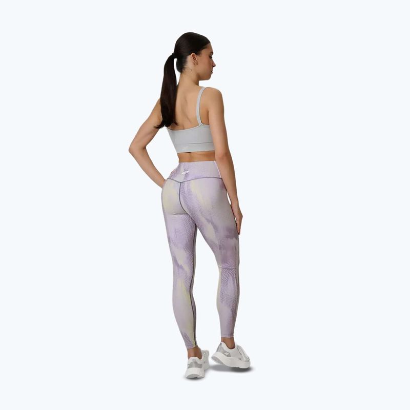 Дамски тренировъчен клин 4F Solar Punk FNK F454 light yellow allover 3