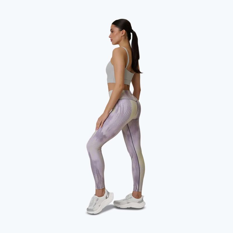 Дамски тренировъчен клин 4F Solar Punk FNK F454 light yellow allover 4