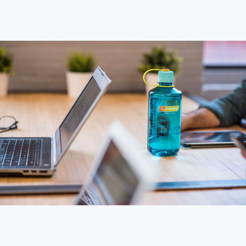 Туристическа бутилка Nalgene Narrow Mouth Sustain 1000 ml cerulean 5