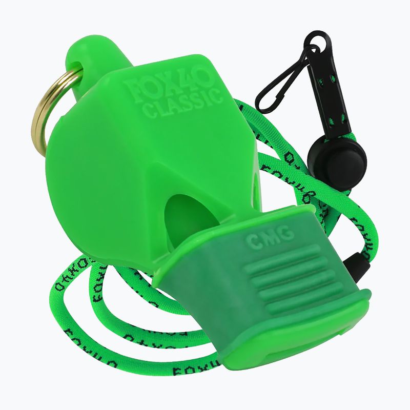Свирка с шнур Fox 40 Classic CMG Safety green 9603
