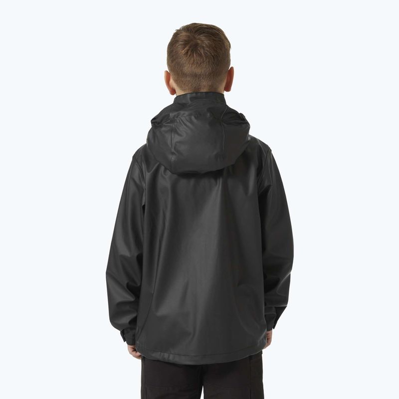 Детско ветроходно яке Helly Hansen Moss black 2