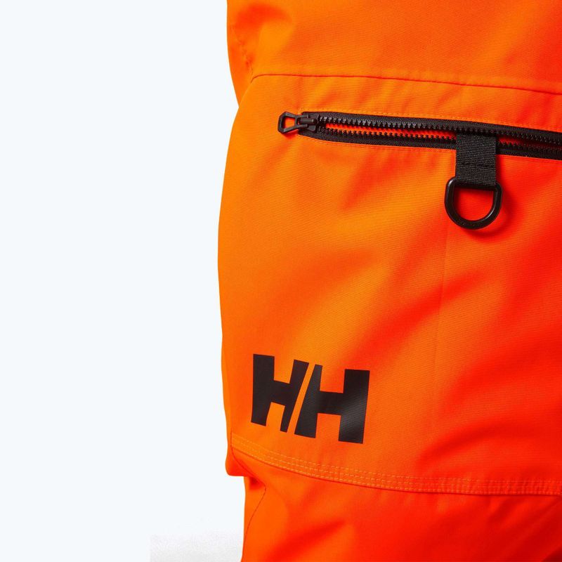 Мъжки скиорски панталони Helly Hansen Sogn Cargo neon orange 3
