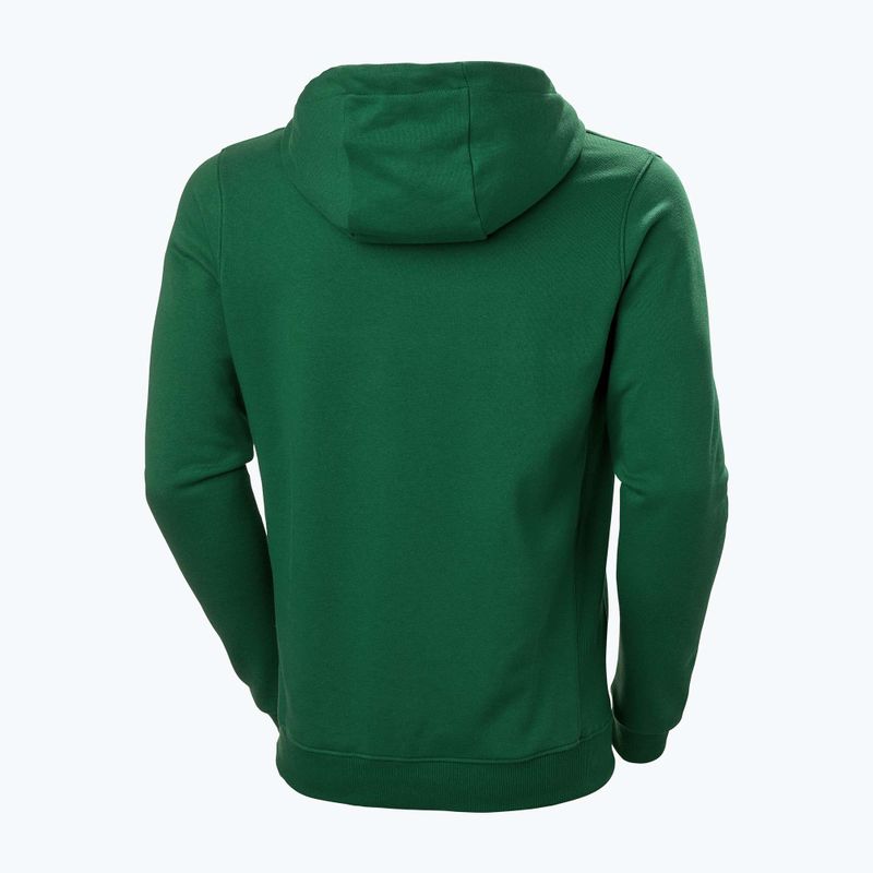 Мъжки потник за трекинг Helly Hansen F2F Organic Cotton Hoodie malachite 5
